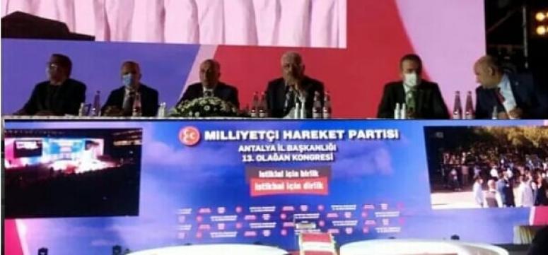MHP Antalya İl Başkanlığı 13. Olağan Kongresi Yapıldı