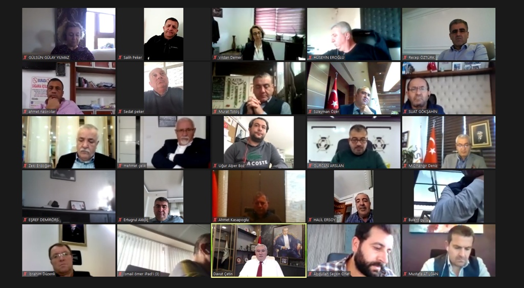 ATSO Kasım Meclis’i Online Olarak Yapıldı