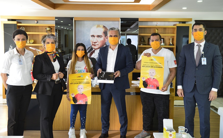 LÖSEV heyeti Başkan Uysal’ı ziyaret etti