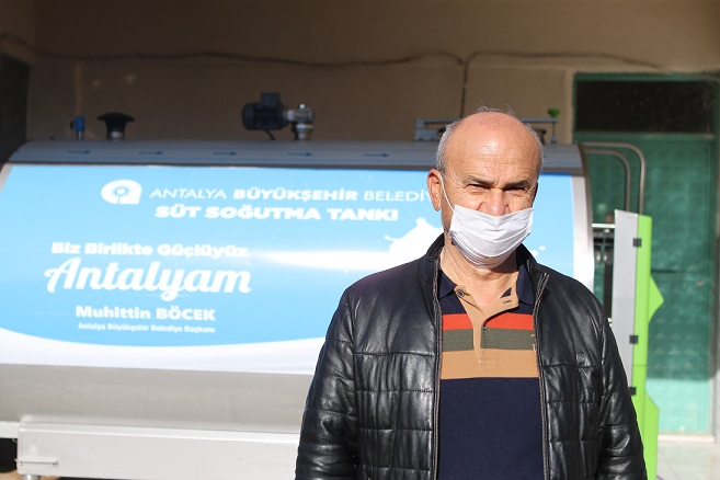 Büyükşehir’den Bozova ve Yeşilyayla’ya süt tankı