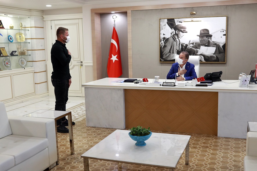 Başkan Böcek “Dualarımız İsmail Balaban için”