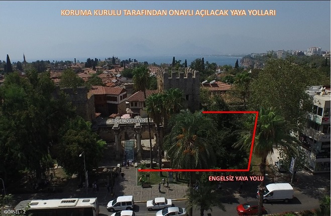 Kaleiçi’ne ziyareti kolaylaştıracak düzenleme