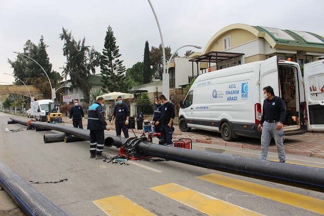 Büyükşehir Belediyesi’nden Kemer’de çalışma