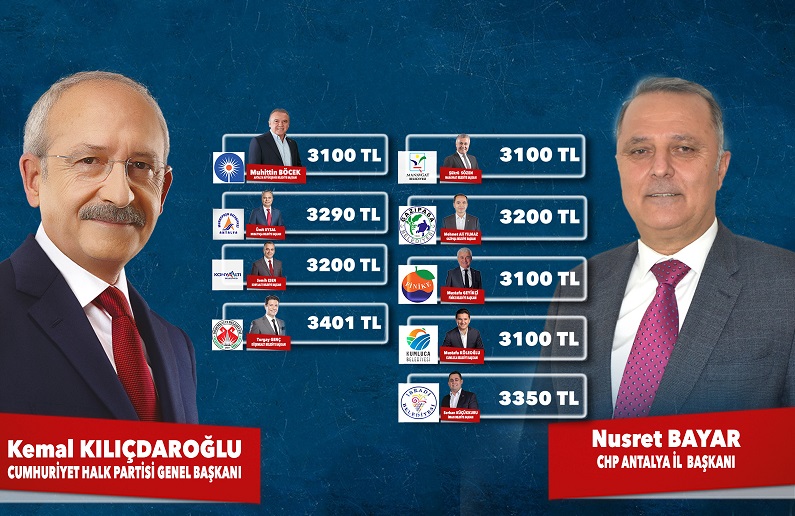 “SARAYIN YAPAMADIĞINI CHP’Lİ BELEDİYELER YAPTI”