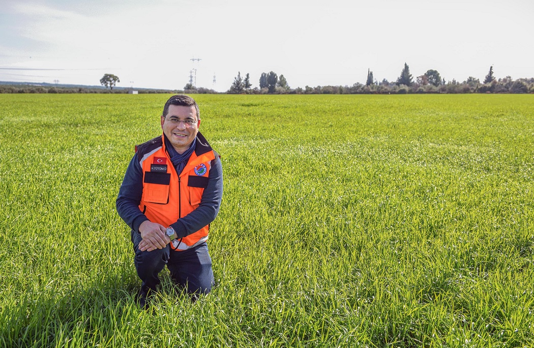 Kepez’de Yeşeren tarlalar bereketin müjdesi