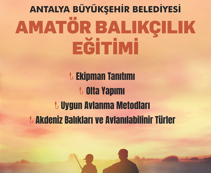 Büyükşehir’den amatör balıkçılık eğitimi