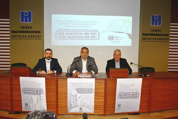 Şantiye Şefliği Tam Zamanlı Bir Görevdir, Birden Fazla Şantiyede Yapılamaz!