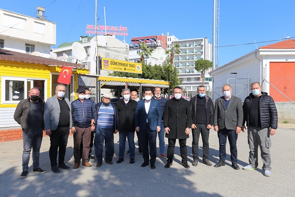 Esnaf dostu başkan, taksici esnafı ile buluştu