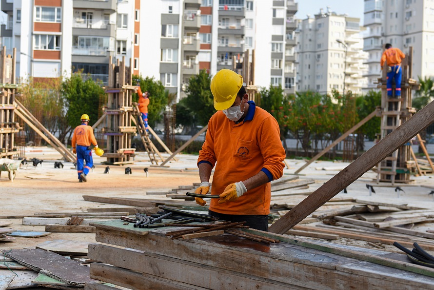 Muratpaşa’da Kreş inşaatı son hız