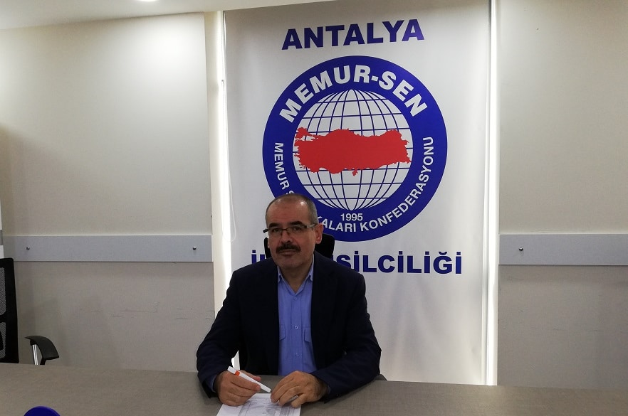 Memur-Sen Antalya İl Başkanı Hisarkaya, Milletimizi Asla Yıldıramayacaklar