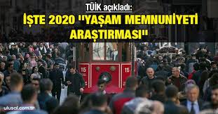 Türkiye İstatistik Kurumu, Yaşam Memnuniyeti Araştırması, 2020 Açıkladı