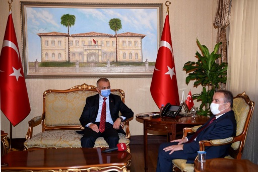 Başkan Böcek’ten Vali Yazıcı’ya Teşekkür Ziyareti