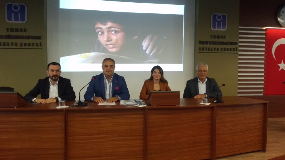 TMMOB İnşaat Mühendisleri Odası Antalya Şubesinin Deprem Haftası nedeniyle