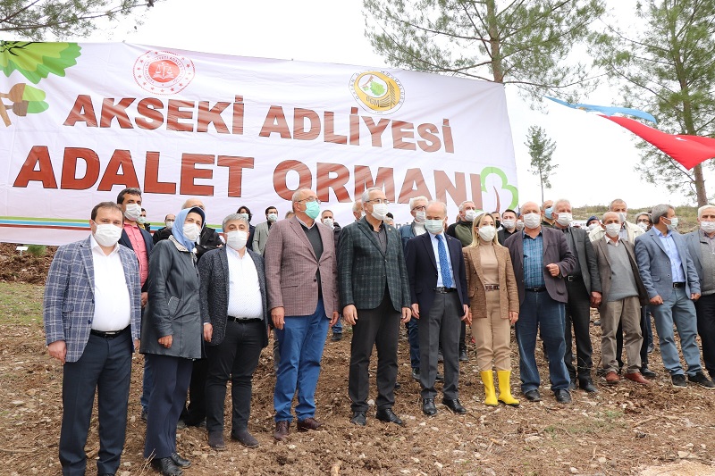 Akseki’de Adliye Ormanı oluşturuldu