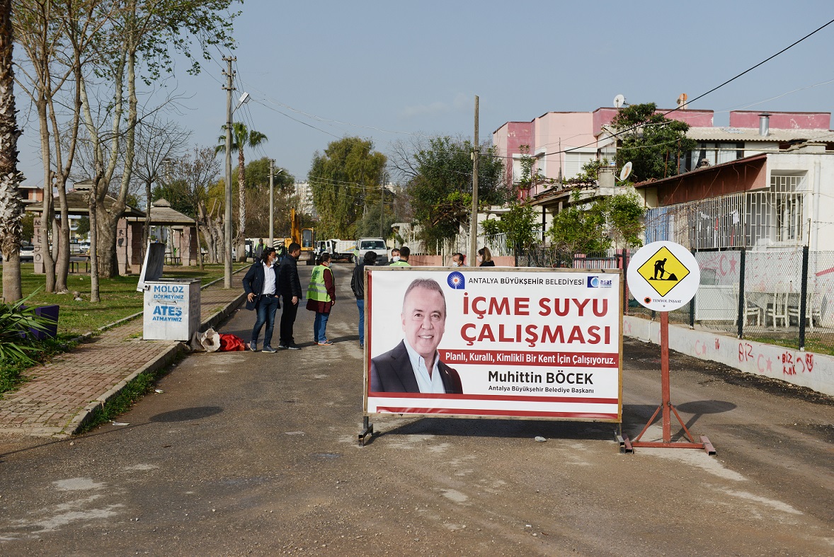 Muratpaşa ve Kepez’de asbestli borular değişiyor