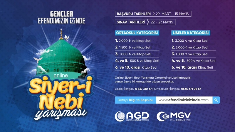 Agd, Yüzbinlerce Öğrencinin Katılım Göstereceği Online Siyer-İ Nebi Yarışması Düzenliyor