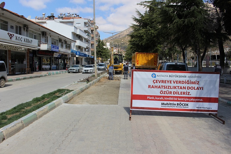 Elmalı yolları bisiklet turuna hazırlanıyor