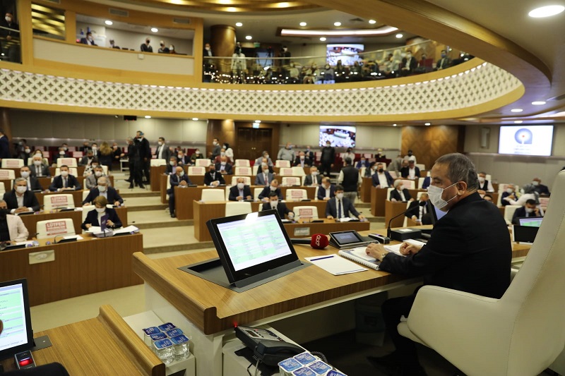 Büyükşehir Belediye Meclisi Başkan Muhittin Böcek başkanlığında toplandı