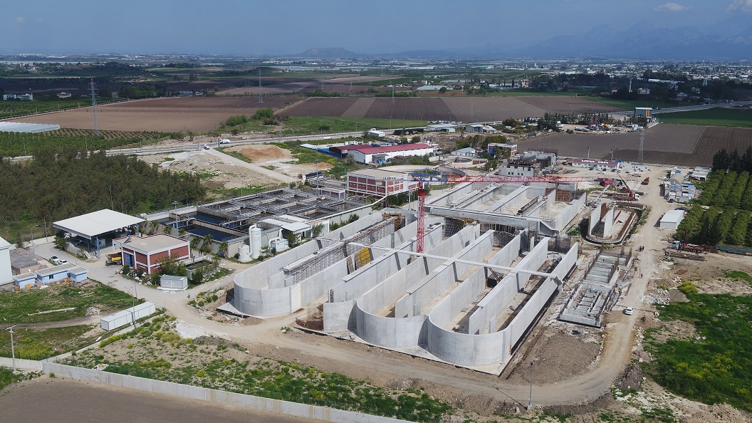 Serik 2 Arıtma Tesisi inşaatı tam gaz