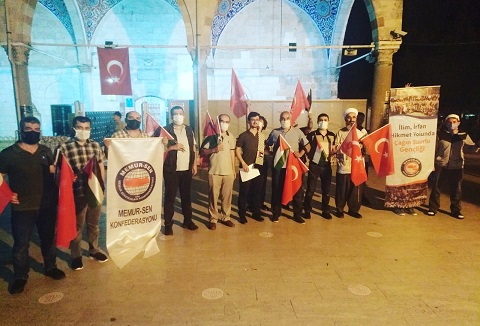 Genç Memur-sen Mescid-i Aksa Zulmü Son Bulmalı