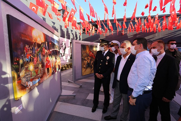 Kepez’den 15 Temmuz destanını anlatan sergi