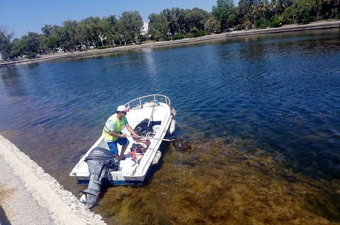 Manavgat Belediyesi’nden Titreyengöl’de Temizlik