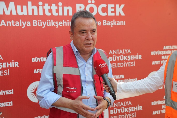 Başkan Böcek, ‘Yanıyoruz’