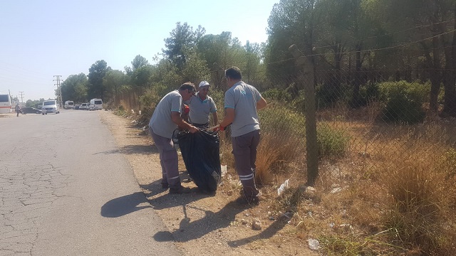 Aksu’da Orman Yolları Temizleniyor