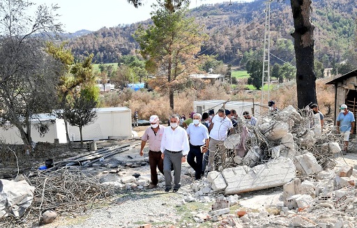 Zarar Gören Bölgelerde Çalışmalar Hızla Devam Ediyor