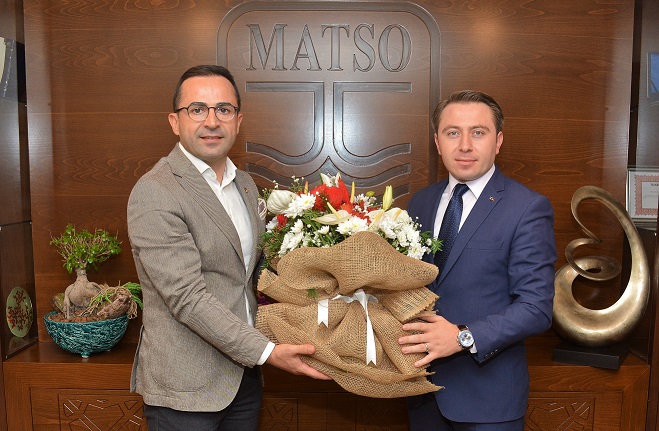 Akseki Kaymakamı Volkan Hülür, MATSO’yu ziyaret etti