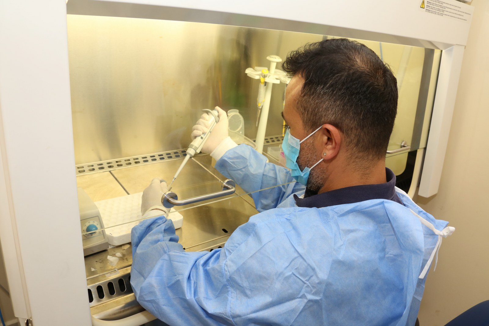 PCR testlerinin ardındaki yoğun mesai