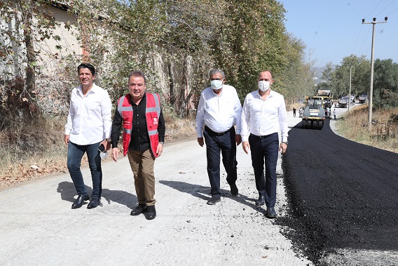 Kırkgöz yolu sıcak asfaltla kaplanıyor