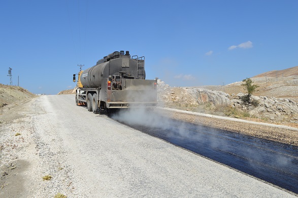 Korkuteli Çığlık yayla yolu asfaltlanıyor