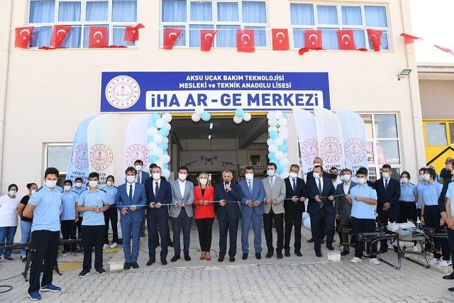 Aksu Uçak Bakım Lisesi İha Ar-Ge Merkezi Açılışı Gerçekleşti
