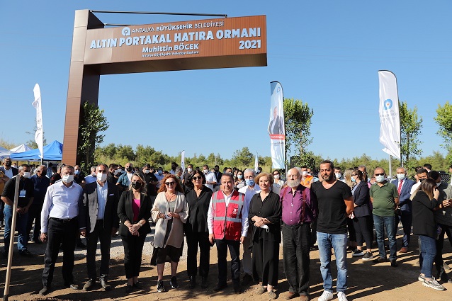 Manavgat’a 58. Altın Portakal Hatıra Ormanı