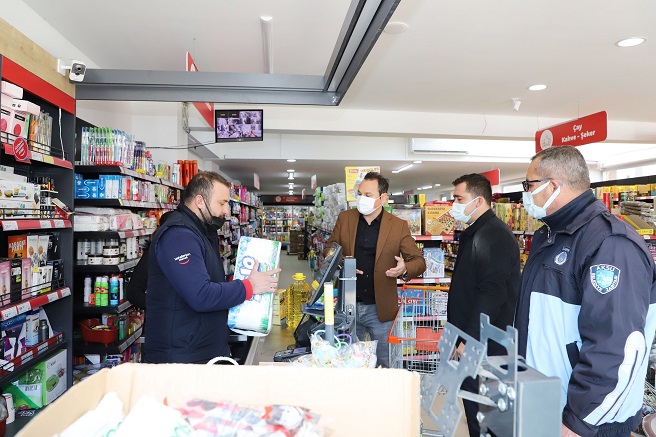 Aksu’da Marketlerde Fahiş Fiyat Denetimi