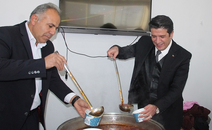 Bamya çorbası buluşması onur konuğu Başkan Genç