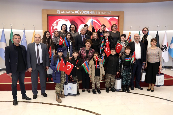 Şehit kardeşlerimizin çocukları Büyükşehir’de
