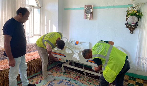 Elektrikli hasta yatakları ihtiyaç sahiplerine ulaşıyor