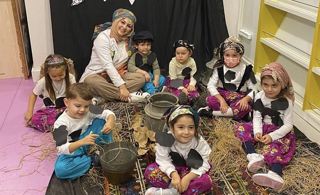 Oyuncak ve Sanat Atölyesi’nde çocuklar çok mutlu