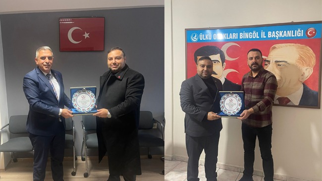 Gazeteci Aydoğan’dan MHP Bingöl İl Başkanı Ve Ülkü Ocaklarına Ziyaret