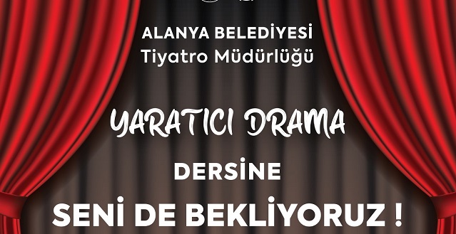 Alanya Belediyesi’nden Ücretsiz Drama Kursu