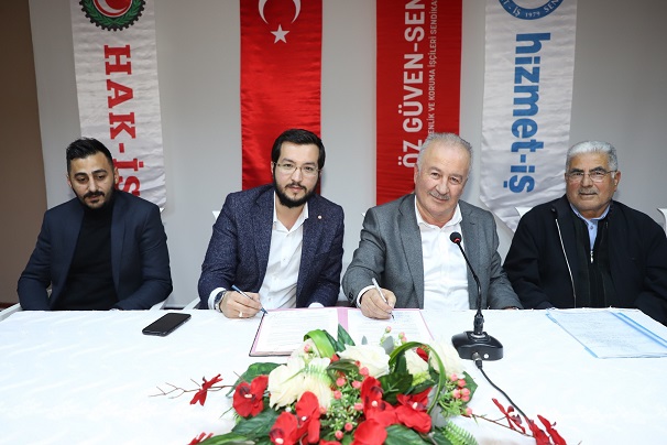 Aksu Belediyesinde Toplu İş Sözleşmesi Ek Protokolü İmzalandı