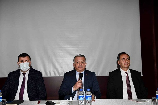 Vali Yazıcı Gazipaşa Muhtarları İle Bir Araya Geldi