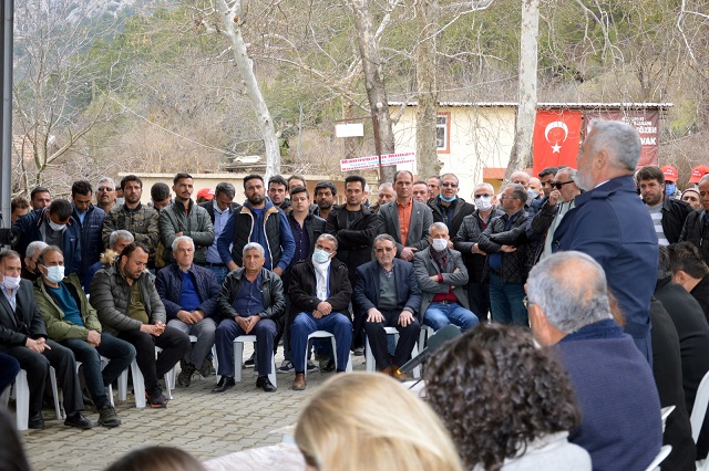 Vatandaş Mermer Ocağı İçin Direnişte