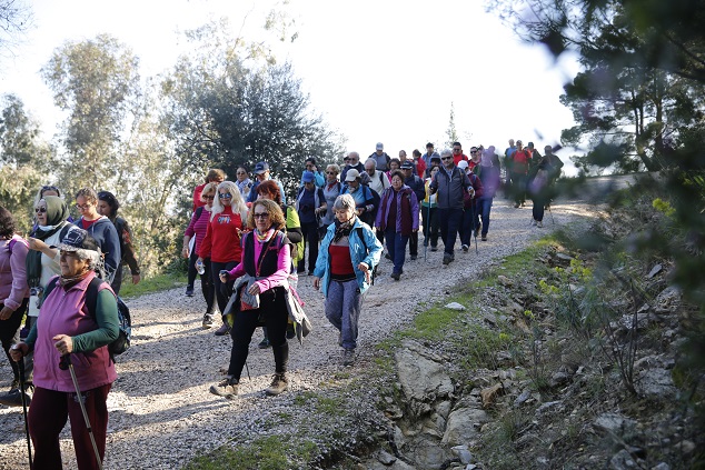 Yeşilçam yolunda doğa ile iç içe yürüyüş keyfi