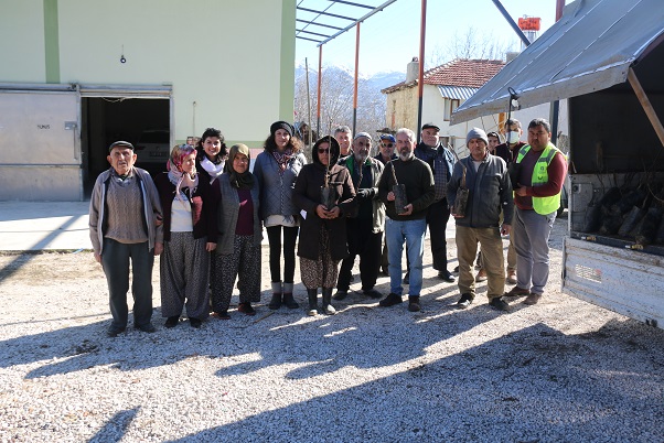 Antalyalı çiftçilere ceviz ve meyve ağacı fidanı dağıtılıyor