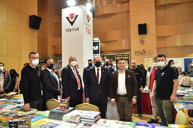 KKTC Cumhurbaşkanı Tatar: “Kepez Kitap Fuarı’ndan ilham aldım”