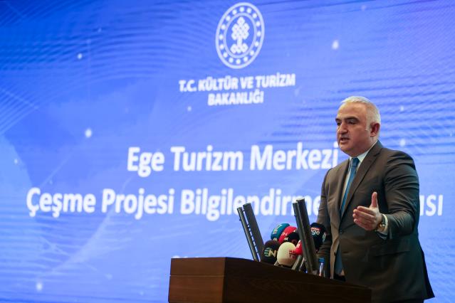 Kültür ve Turizm Bakanı Ersoy “Ege Turizm Merkezi Çeşme Projesi”ni anlattı