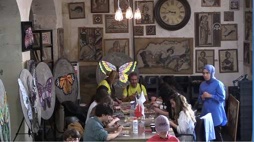 Esen öğretmenin mozaik projesiyle 5 ülkeden öğrenciler Gaziantep’te buluştu